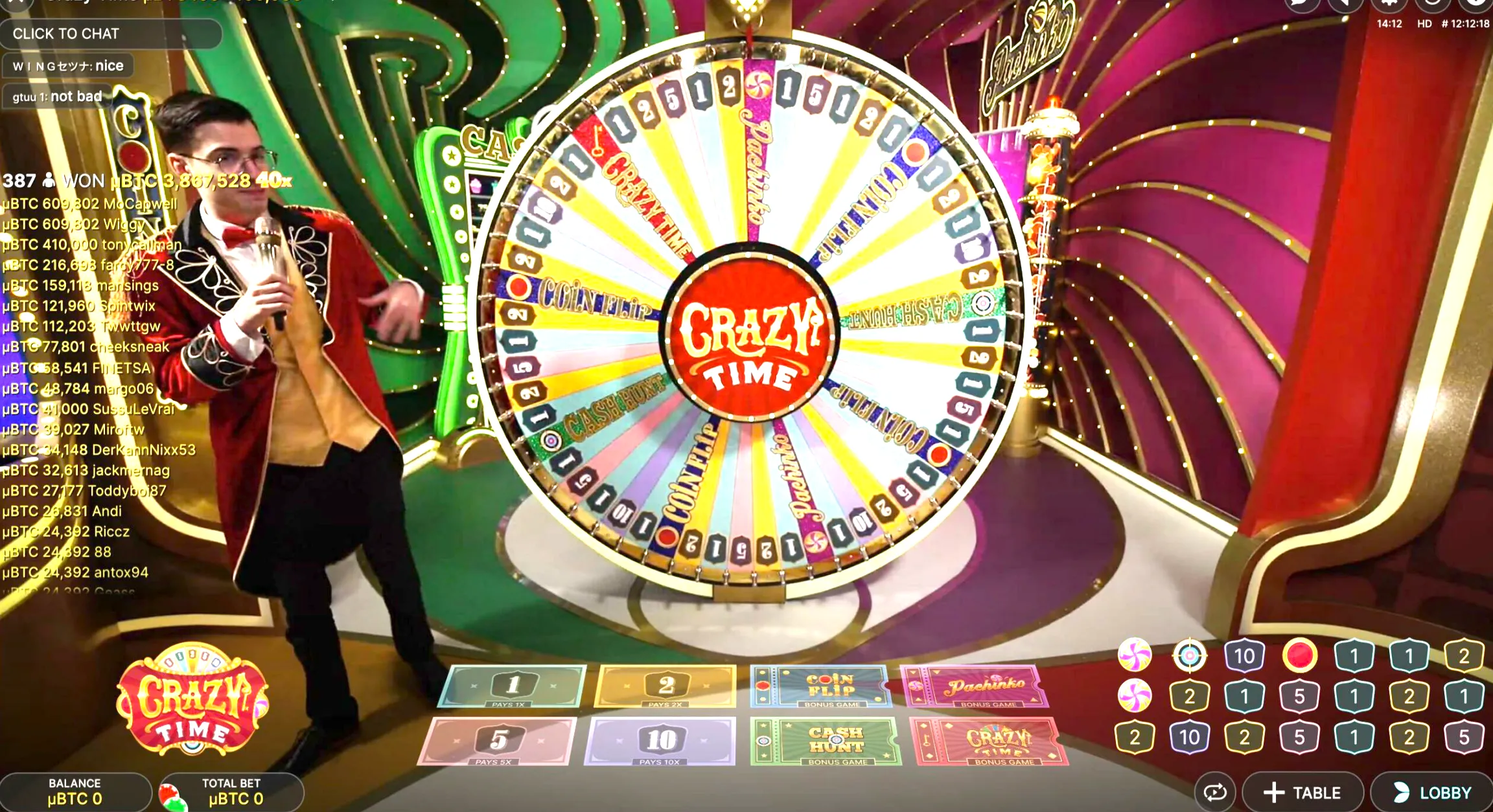 demo Crazy Time